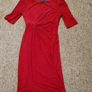Elegant Red Women's Dress
